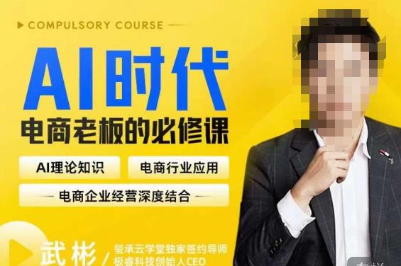 玺承·AI时代,电商老板的必修课,理论+实操+工具,驱动电商销售转化 玺承·AI时代,电商老板的必修课,理论+实操+工具,驱动电商销售转化