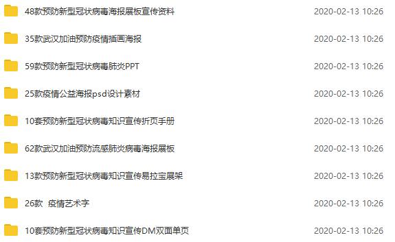 1581560597935333.jpg 大量新肺炎疫情宣传PSD文件