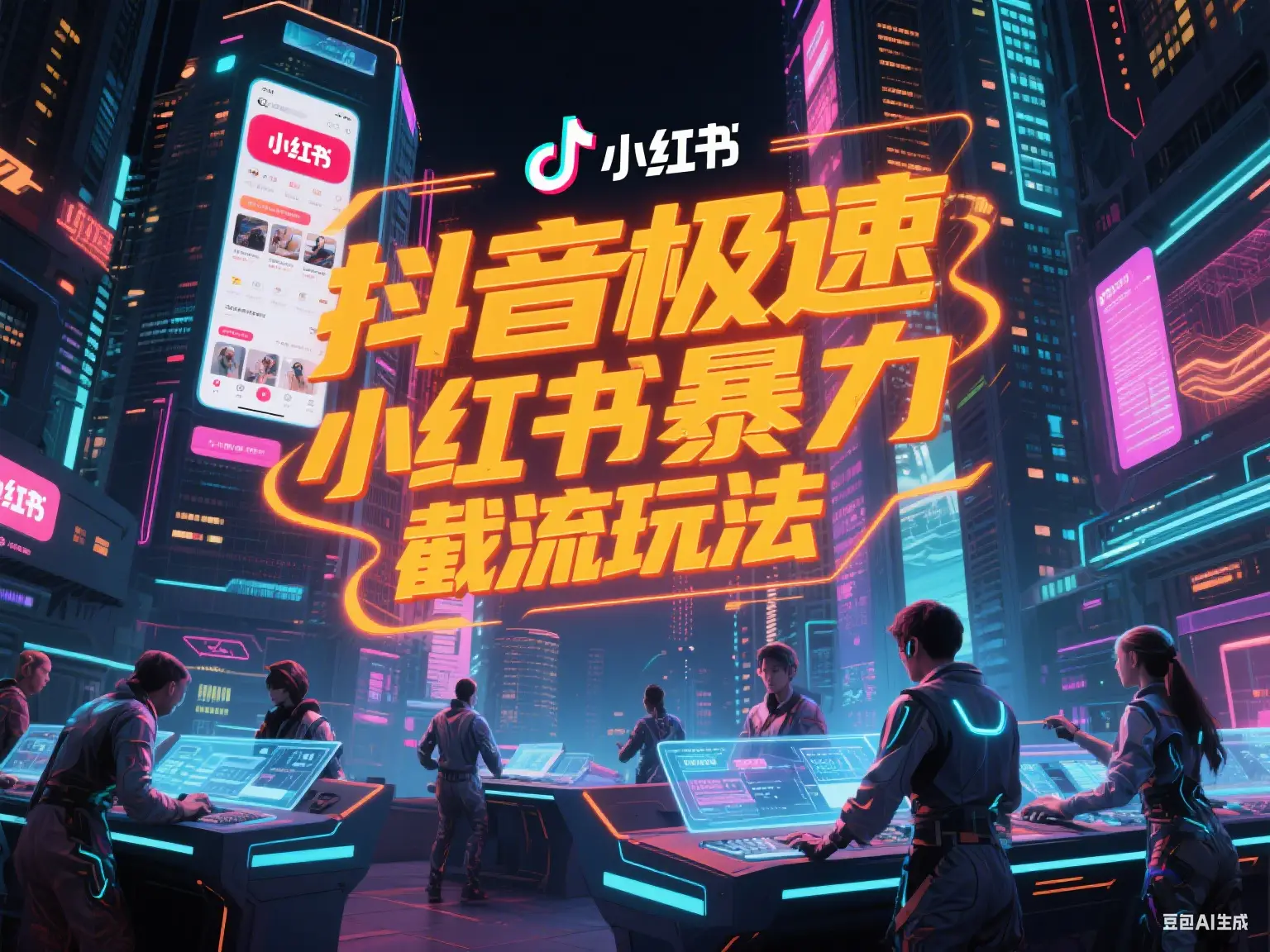 抖音极速拉新小红书暴力截流玩法-创业猫 抖音极速拉新小红书暴力截流玩法