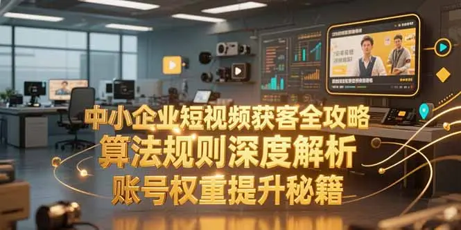 中小企业短视频获客全攻略,算法规则深度解析,账号权重提升秘籍