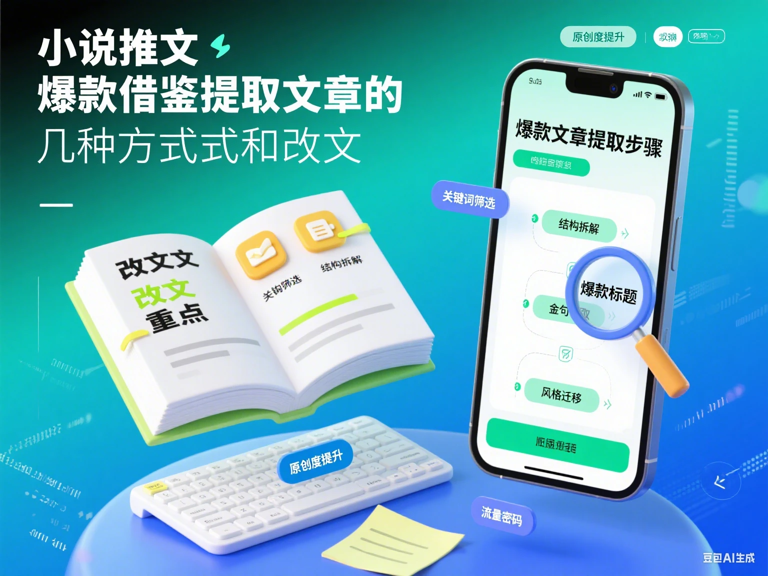 小说推文 爆款借鉴提取文章的几种方式和改文-创业猫 小说推文 爆款借鉴提取文章的几种方式和改文