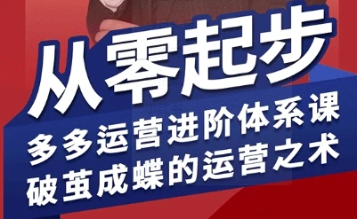 【精】拼多多运营进阶系统课,从零起步,多多运营进阶体系课,破茧成蝶的运营之术(更新9月)-创业猫 【精】拼多多运营进阶系统课,从零起步,多多运营进阶体系课,破茧成蝶的运营之术(更新9月)