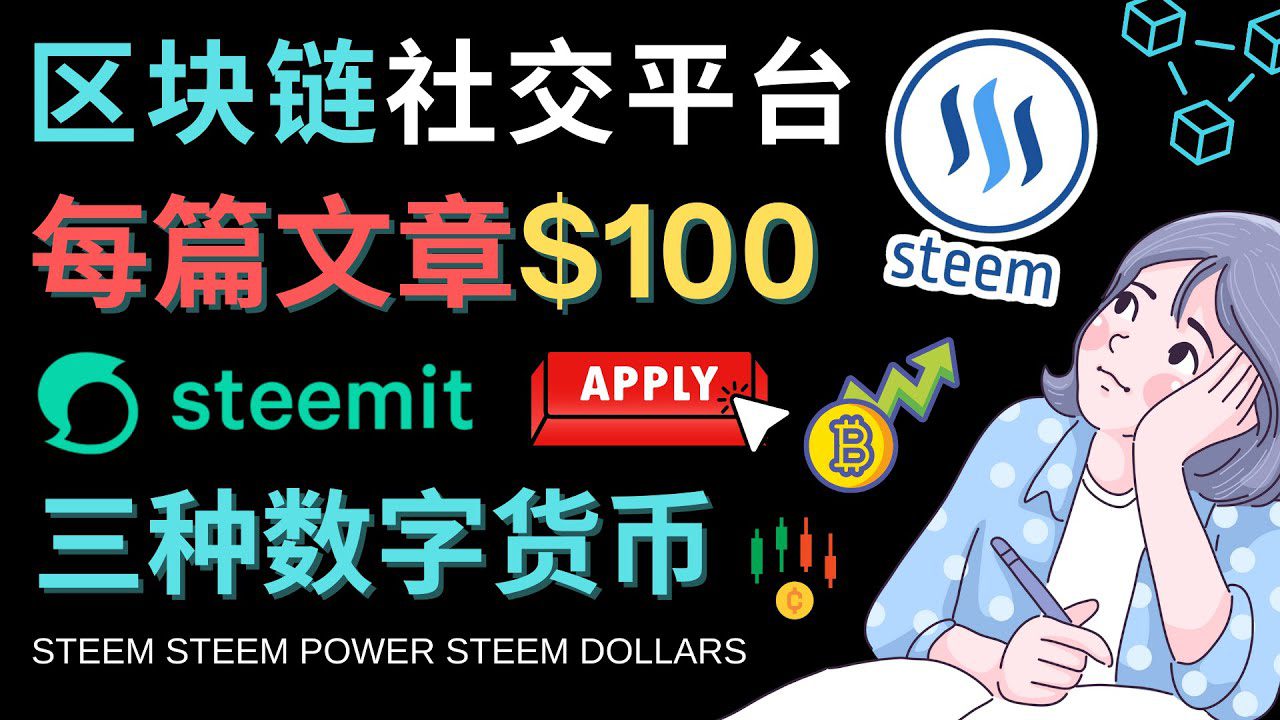（4603期）区块链的社交媒体平台Steemit，每篇文章赚100美元 – 注册流程和盈利模式