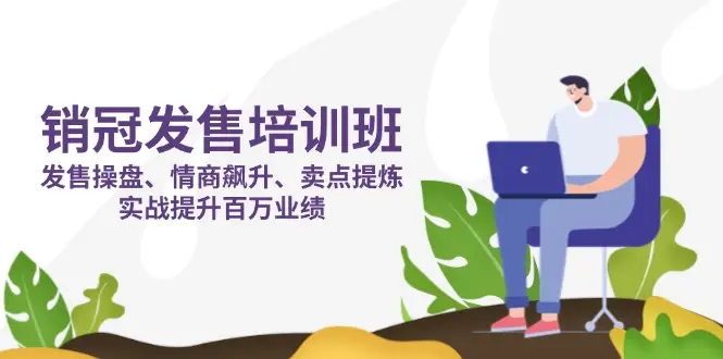 销冠 发售培训班：发售 操盘+情商 飙升+卖点 提炼，实战提升百万业绩