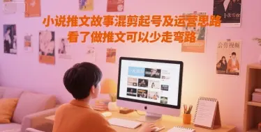 小说推文故事混剪起号及运营思路，看了做推文可以少走弯路