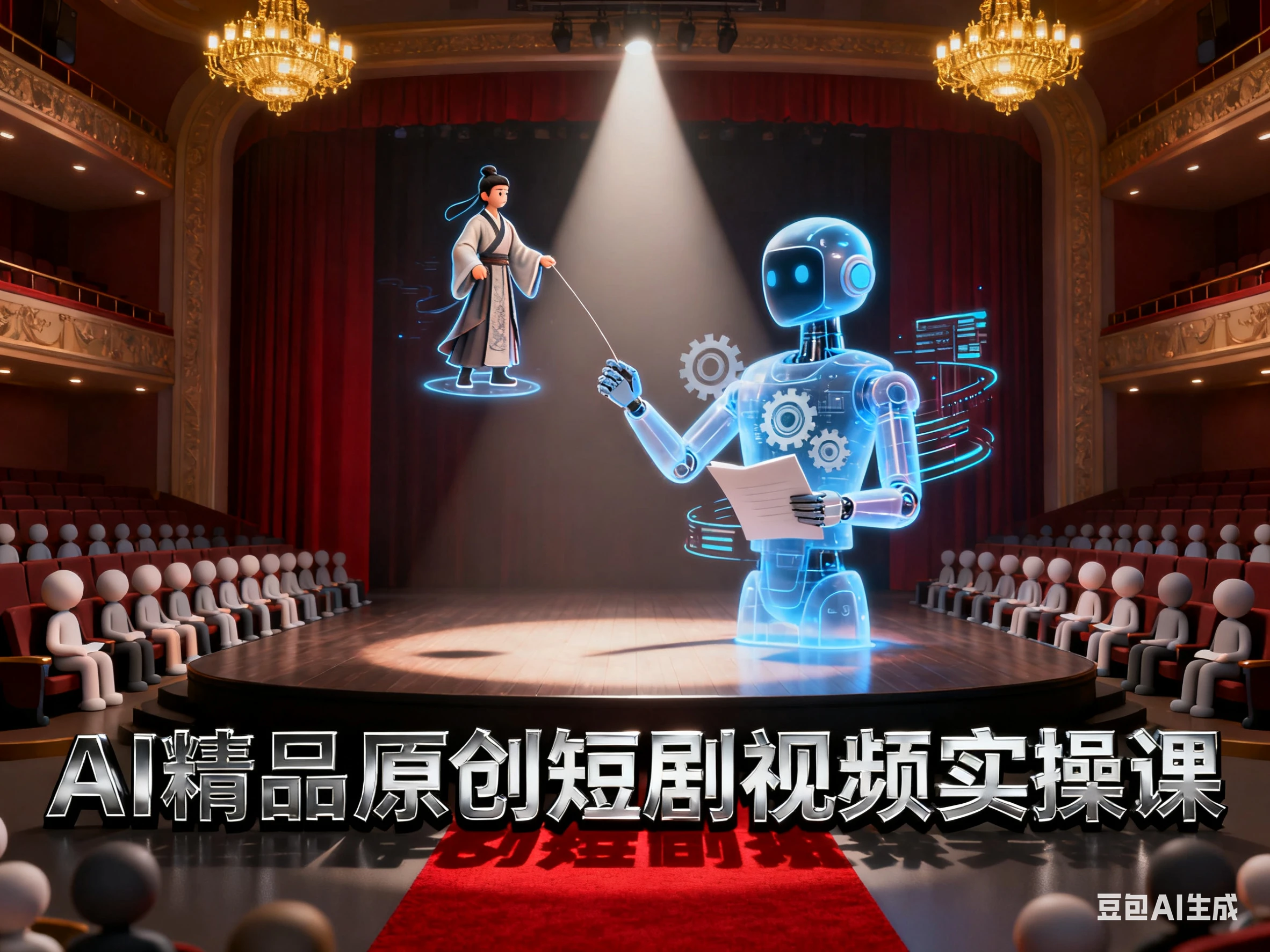 利用AI做精品原创短剧视频实操课