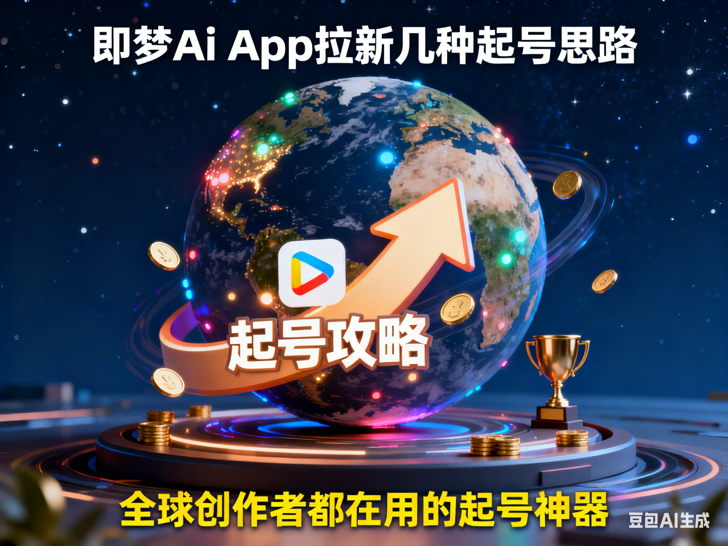即梦Ai  App拉新几种起号思路