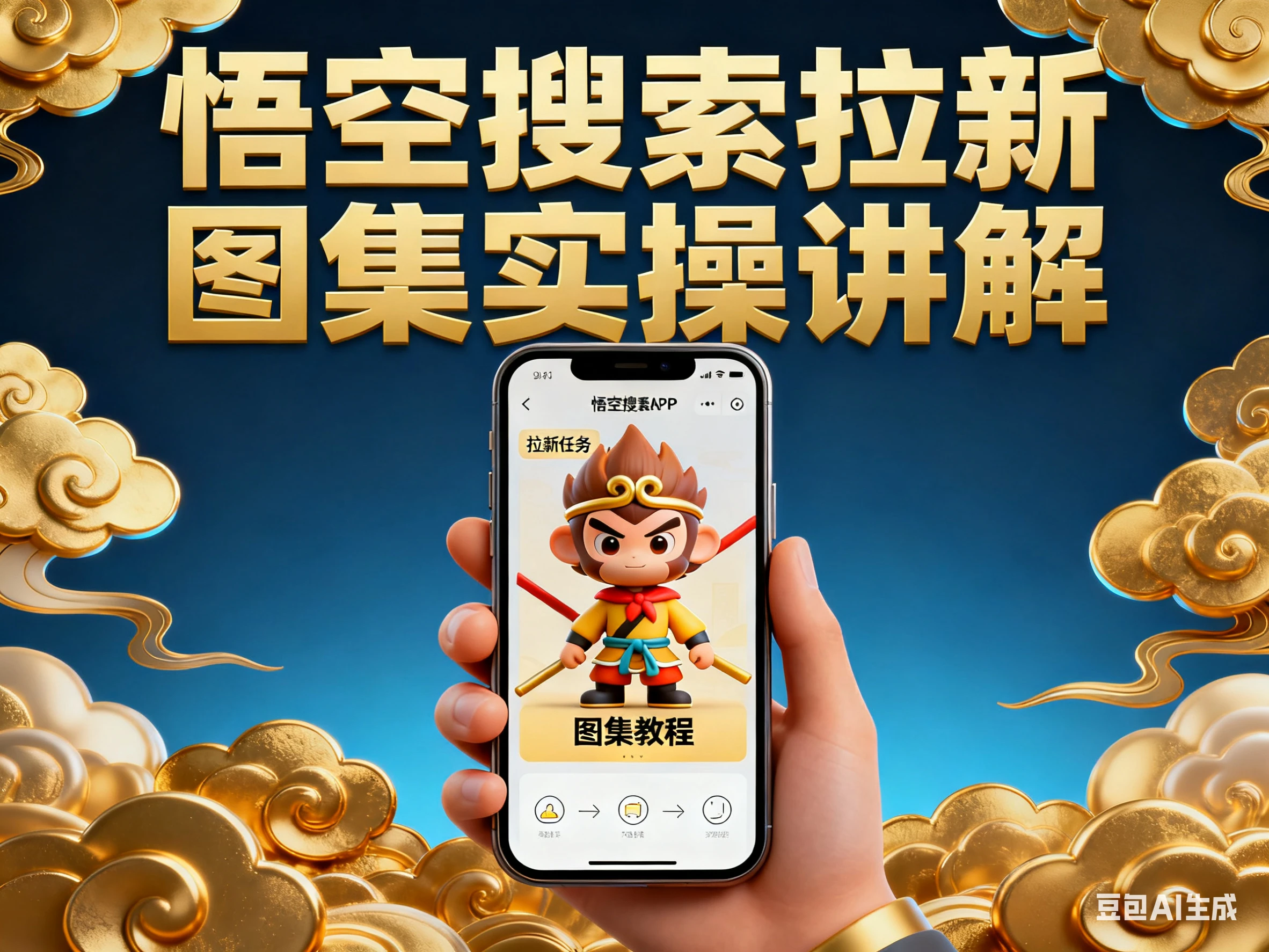 悟空搜索拉新-图集实操讲解