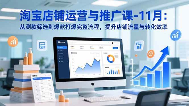 (16714期)淘宝店铺运营与推广课-11月:从测款筛选到爆款打爆完整流程,提升店铺流量与转化效率 (16714期)淘宝店铺运营与推广课-11月:从测款筛选到爆款打爆完整流程,提升店铺流量与转化效率