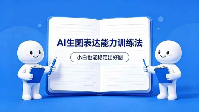（18377期）AI生图不是做漂亮图，而是表达能力。这套方法让小白也能稳定出好图