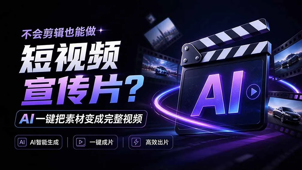 我跪下来了！不会剪辑也能做短视频宣传片？ AI 一键把素材变成完整视频，真是神奇，OpenFilm 超省事