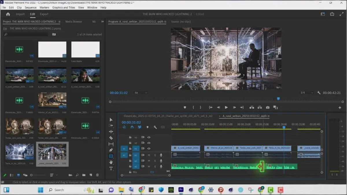 （17130期）AI电影制作终极指南：从创意到成片，系统掌握智能影视全流程实战课（中英字幕）