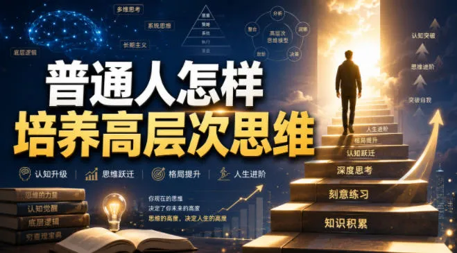 付费文章：普通人怎样培养高层次思维