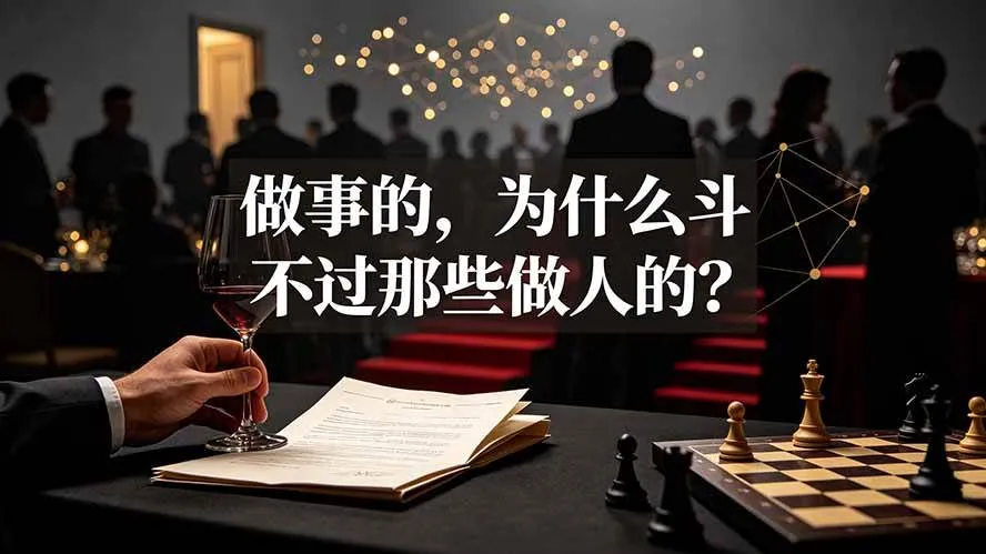 （19414期）付费文章：做事的，为什么斗不过那些做人的？