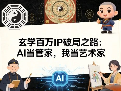 【精】群响夜话会288期 玄学百万IP破局之艺术家AI当管家我当艺术家