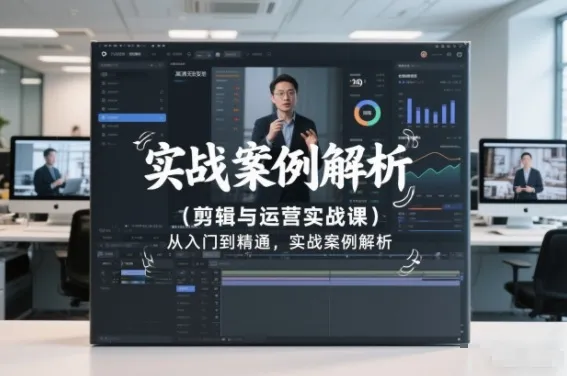 剪辑与运营实战课，从入门到精通，实战案例解析（更新2026）