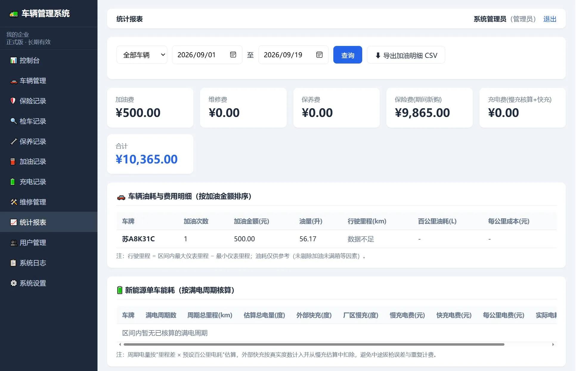 车辆管理系统网站源码