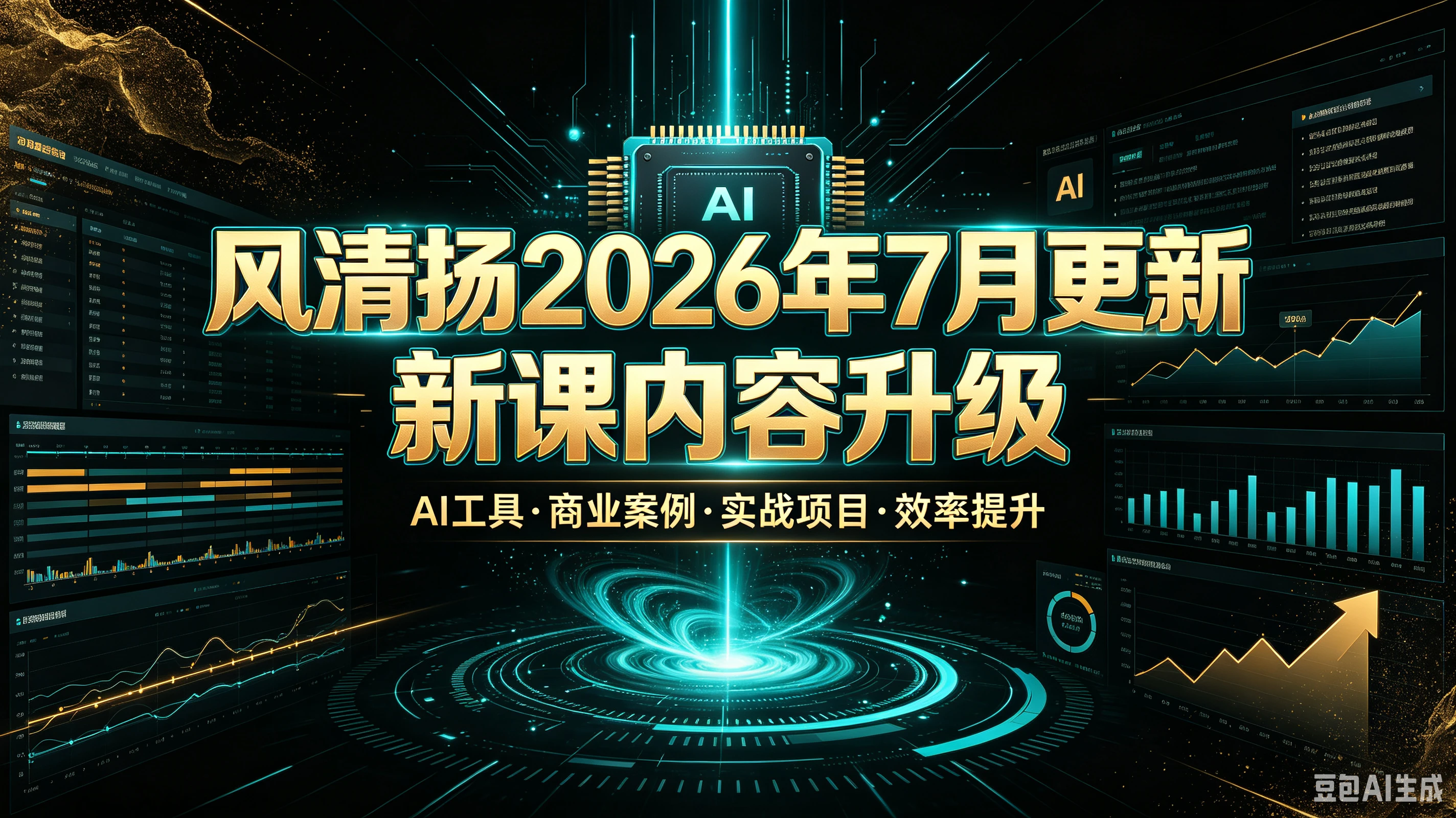 【精】风清扬2026年7月更新新课内容升级，AI工具·商业案例·实战项目·效率提升