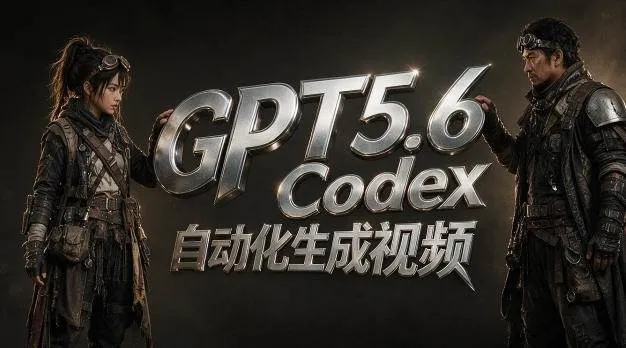 （19393期）GPT5.6+Codex自动化视频生成：提示词设计×角色设定×封面海报×工作流思路，高效产出AI视频