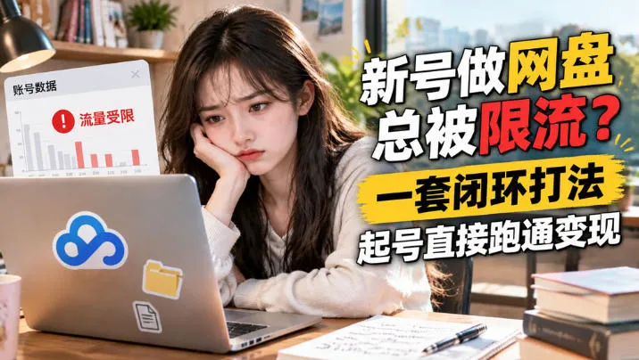 网盘拉新SOP：小白新号过限流