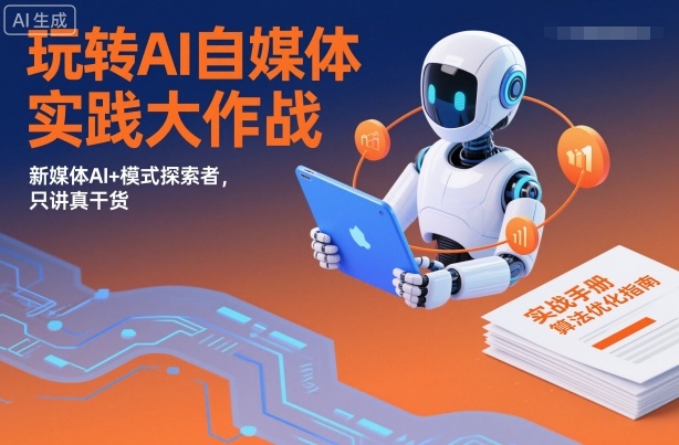 玩转AI自媒体实践大作战,新媒体AI+模式探索者,只讲真干货 玩转AI自媒体实践大作战,新媒体AI+模式探索者,只讲真干货