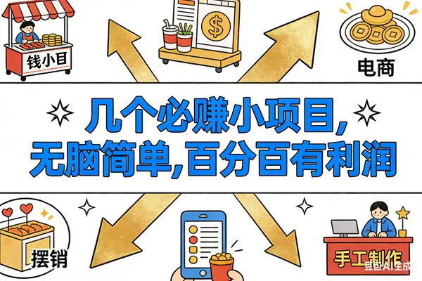 （16964期）9个必赚小项目，无脑简单，百分百有利润，副业首选，日入200+