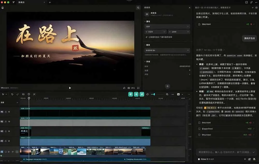 我跪下来了！不会剪辑也能做短视频宣传片？ AI 一键把素材变成完整视频，真是神奇，OpenFilm 超省事