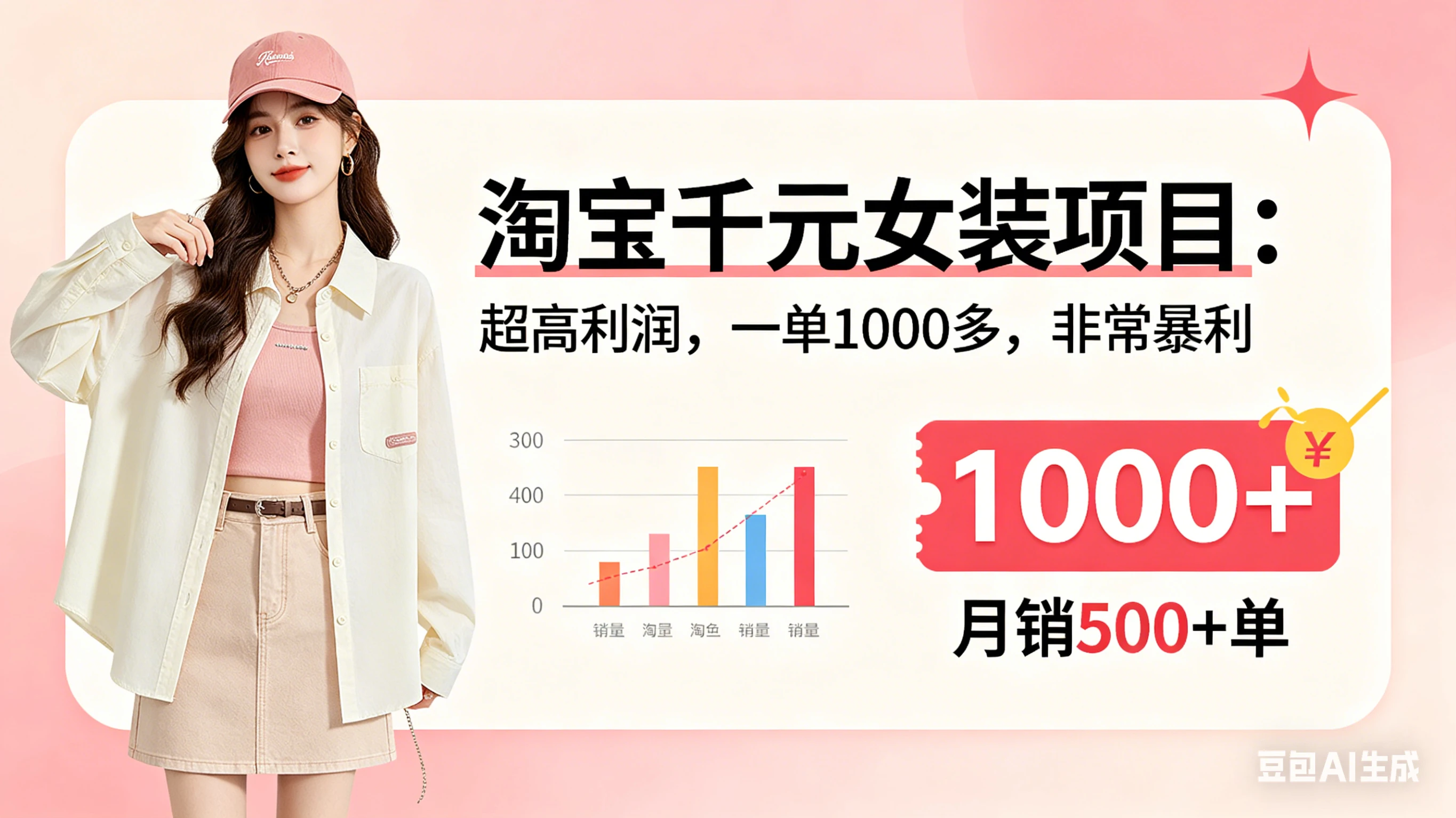 【精】淘宝千元女装项目：超高利润，一单1000多，非常暴利！