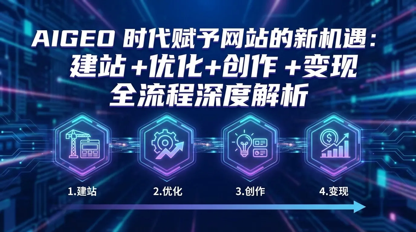 AIGEO+时代赋予网站的新机遇:建站+优化+创作+变现+全流程深度解析 AIGEO+时代赋予网站的新机遇:建站+优化+创作+变现+全流程深度解析