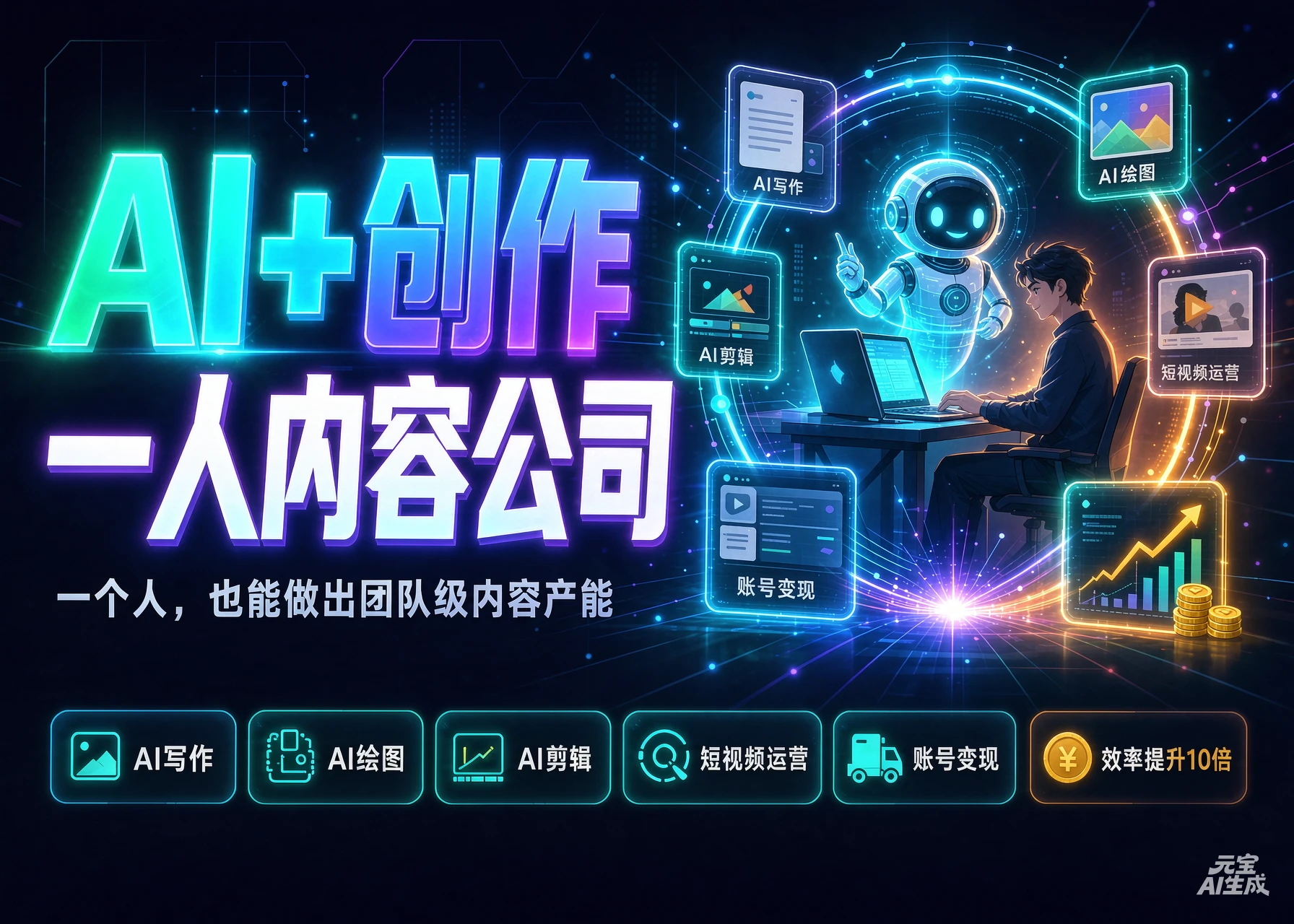 【精】AI创作一人内容公司30天实战训练营,让Codex Agent自动参与内容创作持续做出更像你、更有竞争力的内容