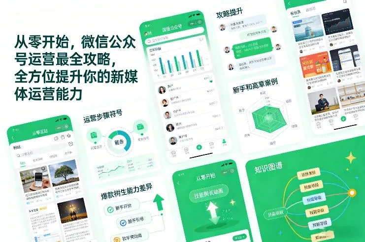 【精】从零开始，微信公众号运营最全攻略，全方位提升你的新媒体运营能力