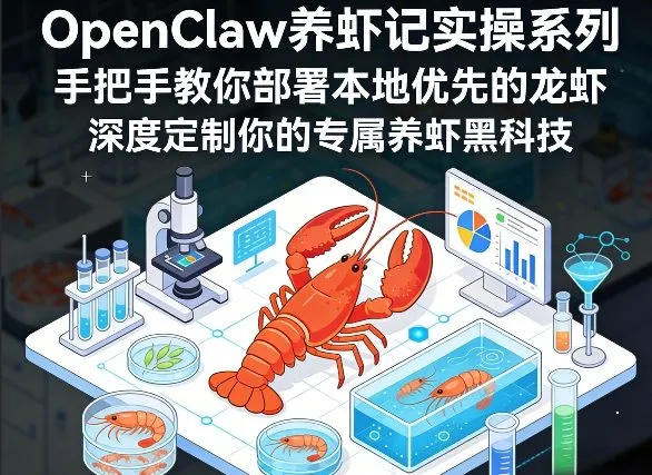 OpenClaw养虾记实操系列，手把手教你部署本地优先的龙虾，深度定制你的专属养虾黑科技