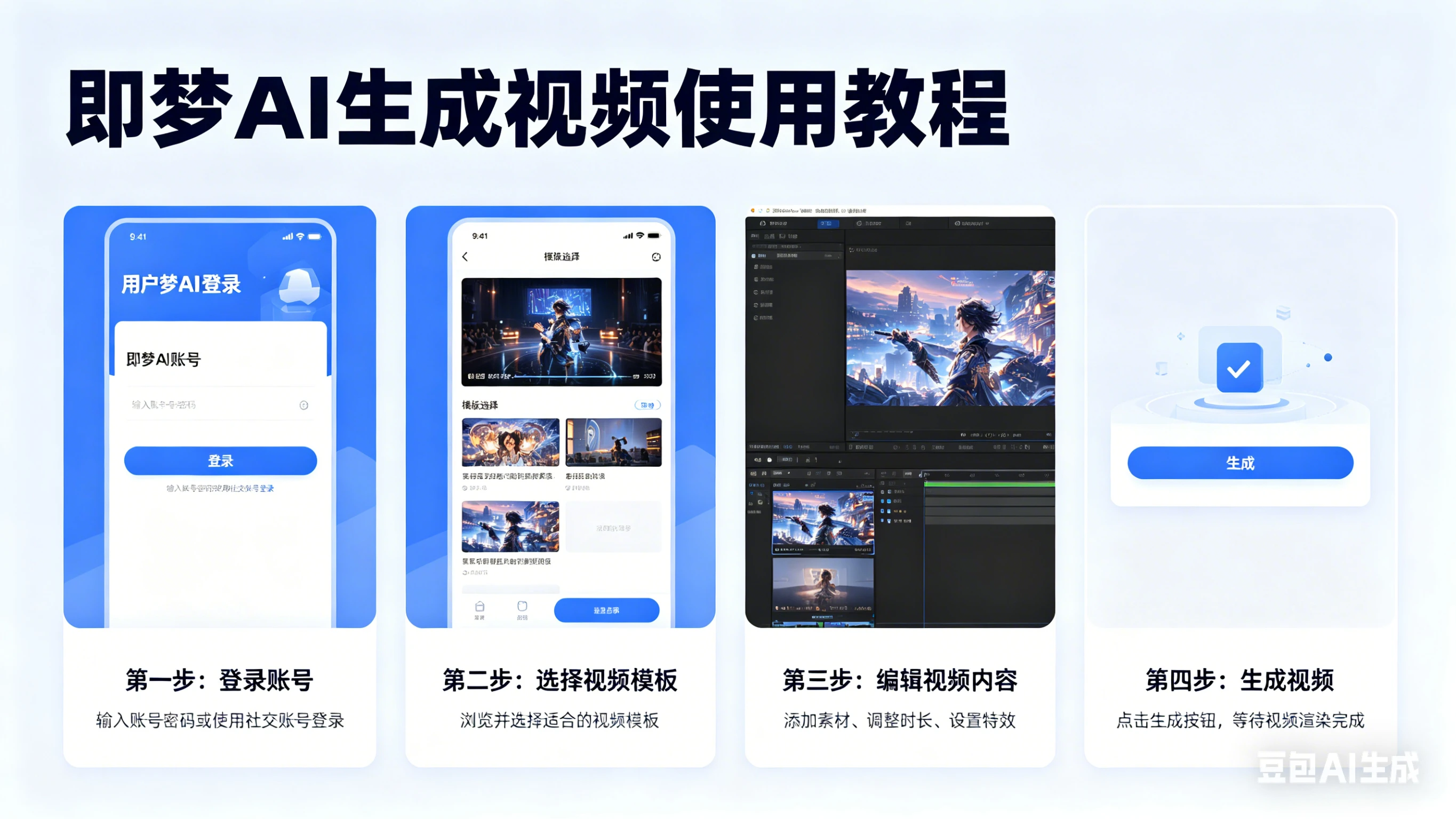 即梦AI生成视频使用教程 即梦AI生成视频使用教程