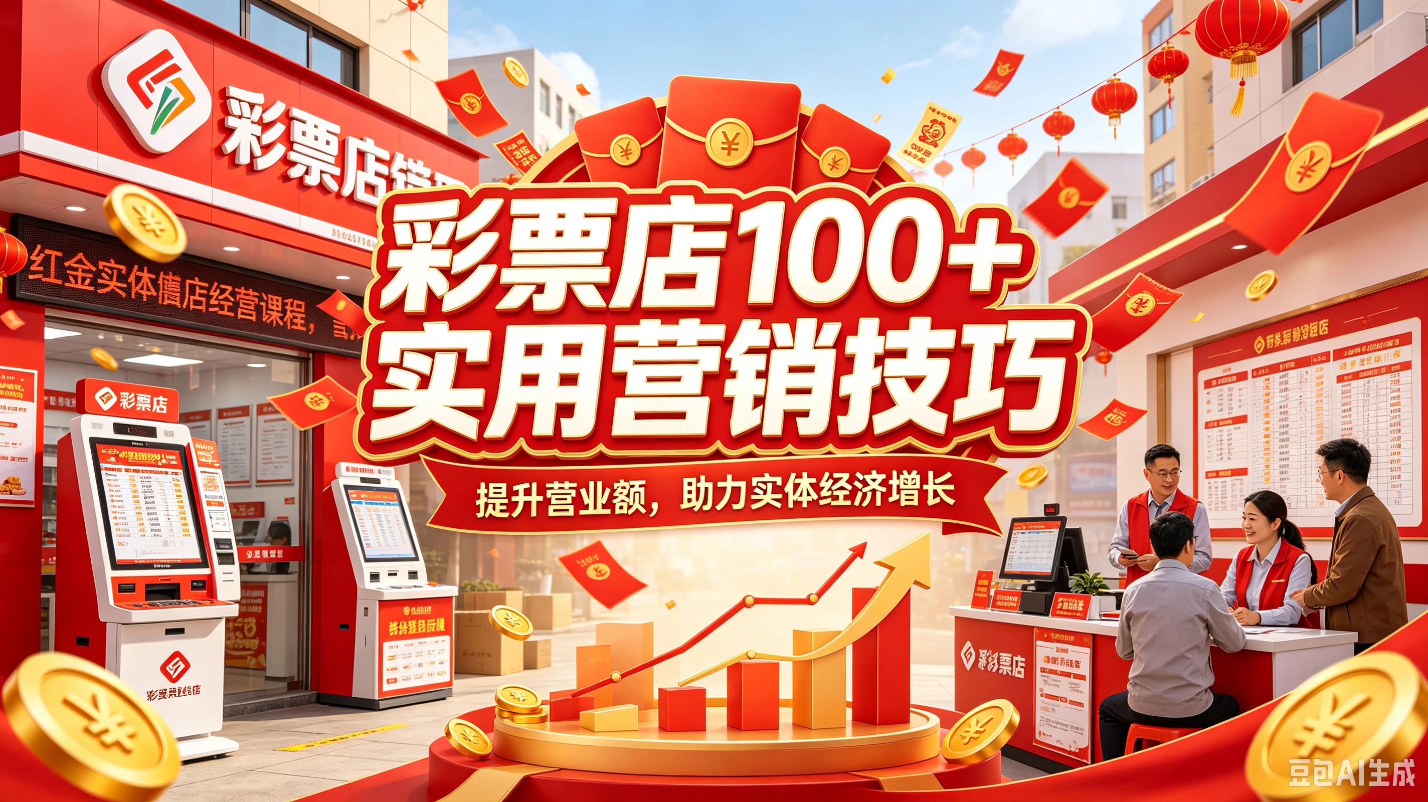 【精】彩票店100+实用营销技巧,提到营业额,助力实体经济增长