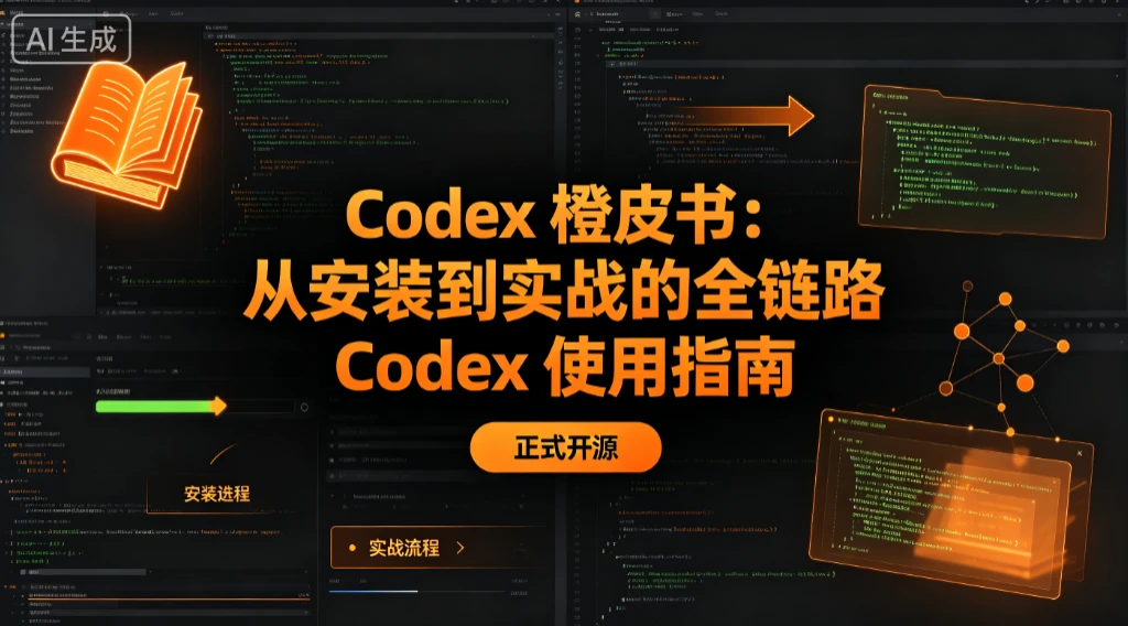【精】Codex 橙皮书:从安装到实战的全链路 Codex 使用指南正式开源