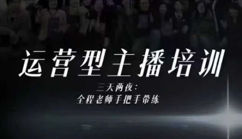 【精】婉婉运营型主播培训线下课，主播四大能力，十小时线下录像+字幕，内容比线上课干