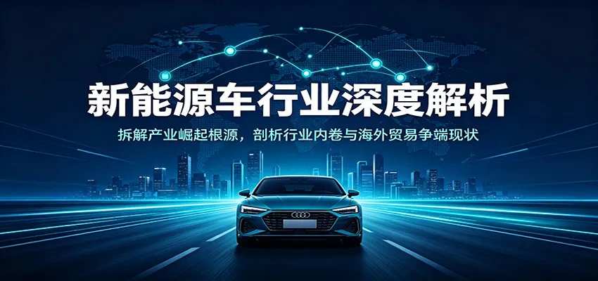 新能源车行业深度解析:拆解产业崛起根源,剖析行业内卷与海外贸易争端现状