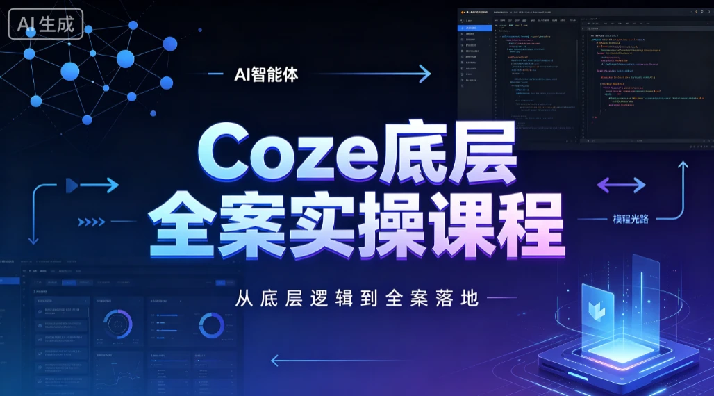 【精】华仔coze扣子底层全案实操课程,从底层逻辑到全案落地