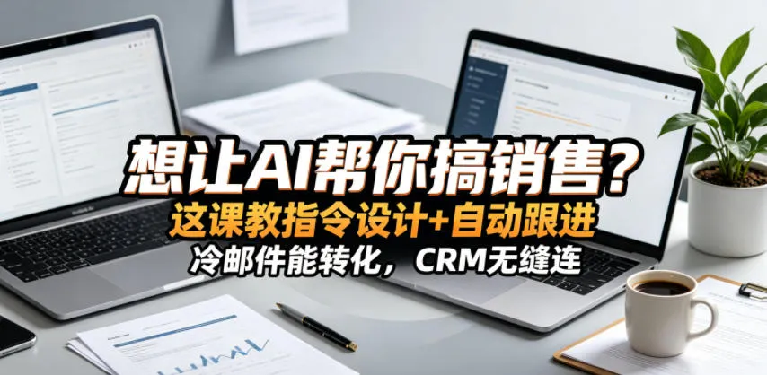 想让AI帮你搞销售?这课教指令设计+自动跟进,冷邮件能转化,CRM无缝连!【原创双语字幕】 想让AI帮你搞销售?这课教指令设计+自动跟进,冷邮件能转化,CRM无缝连!【原创双语字幕】