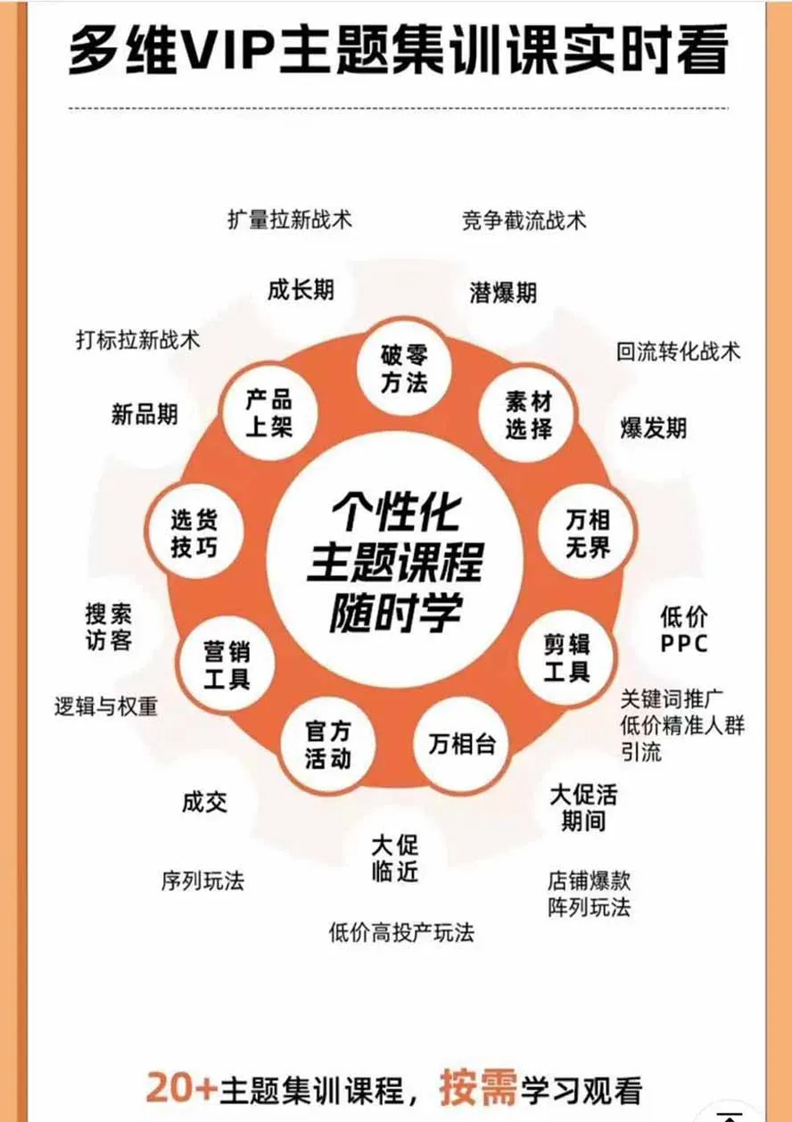 2026淘天开单秘籍PRO实战陪跑课程:全套落地运营玩法,一站式解决淘宝流量低、不出单难题(更新260906