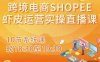 跨境电商Shopee虾皮运营实操直播课，从零开始学，入门到精通（10节系统课）