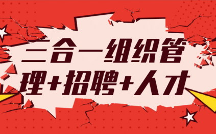 三合一组织管理+招聘+人才
