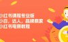 小红书课程专业版，小白，达人，品牌商家，小红书电商教程（15节）