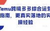 Temu跨境多多综合运营指南，更真实落地的实操经验