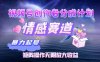 （12461期）视频号创作者分成项目之情感赛道，暴力起号，实现税后月入3W+矩阵操作…