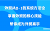外贸从0-1的系统方法论,掌握外贸的核心技能,帮你成为外贸高手