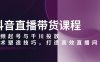(13848期)抖音直播带货课程,视频起号与千川投放,话术塑造技巧,打造高效直播间