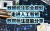 数据标注职业规划，走进人工智能，数据标注技能分享