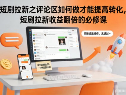 短剧拉新之评论区如何做才能提高转化,短剧拉新收益翻倍的必修课